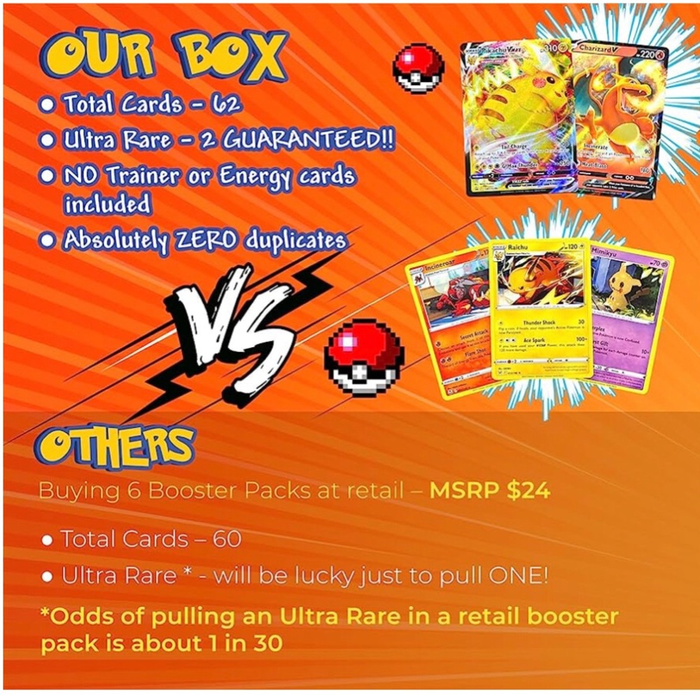 Ultra Rare Pokemon Cards Pack | 20 Holo+2 Ultra Rare and 50 Assorted Cards! MINT - Picture 4 of 6